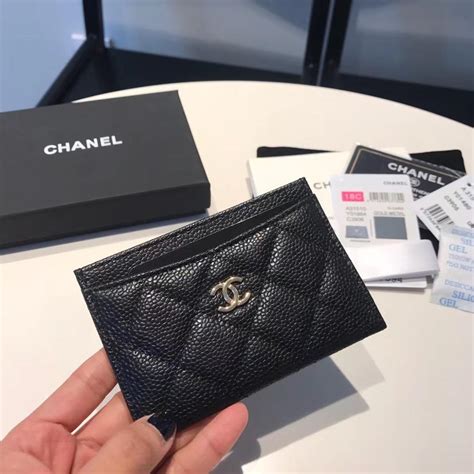 chanel car holder|chanel card holder men's.